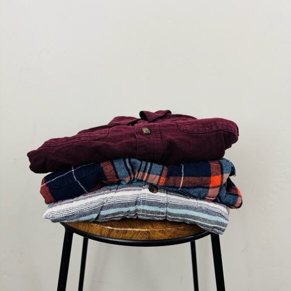 Roebuck & Co Long Sleeve Button Up Shirt Bundle Of 3 Men’s Size S - Picture 1 of 8